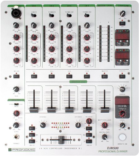 Pronomic Djm500 Console De Mixage Pour Dj 5 Canaux