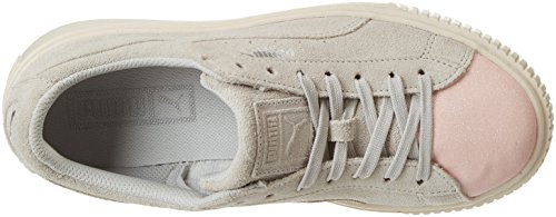 Baskets Puma Suede Platform Glam Jr Beige