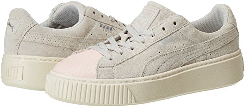 Baskets Puma Suede Platform Glam Jr Beige