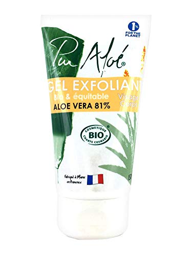 purasana Gommage visage & corps en gel 100% naturel 81% d'Aloe Vera BIO 150 ml