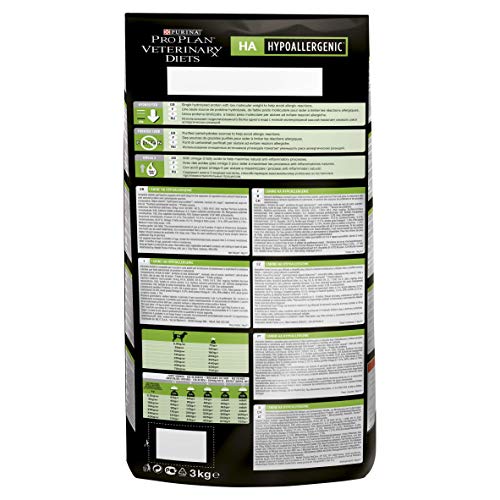 Aliment Veterinaire - Purina - Proplan Ha - Hypoallergenique - 3kg - Chien Adulte Moyen