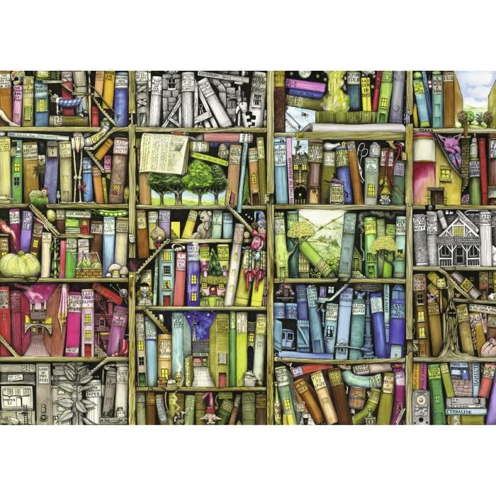 Puzzle 1000 Pieces Bibliotheque Magique Ravensburger Fantastique Des 14 Ans