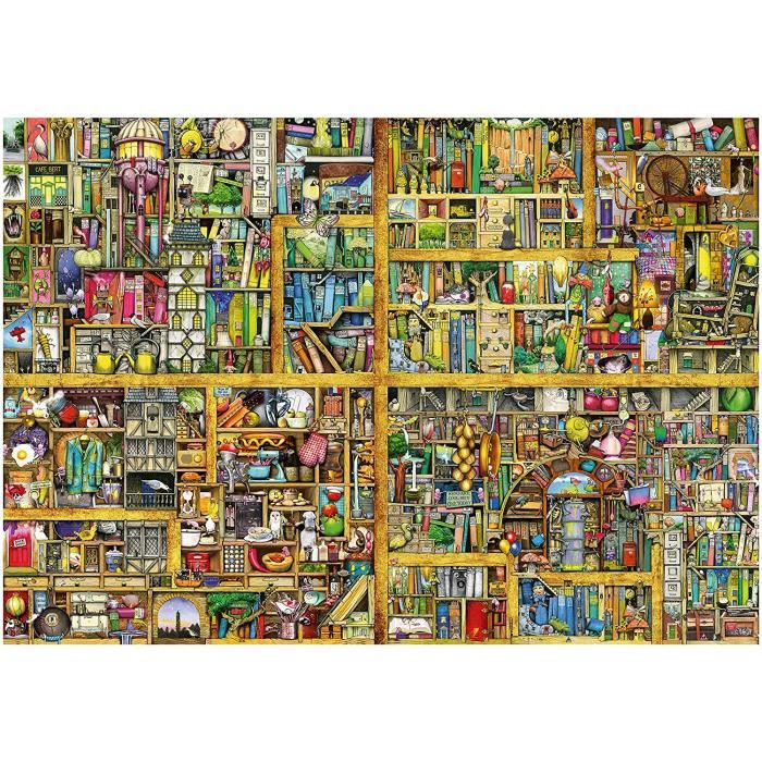 Puzzle 18000 Pieces Bibliotheque Magique Xxl, Colin Thompson, Adultes Et Enfants A Partir De 14 Ans, Fantaisie, 17825, Ravensburger