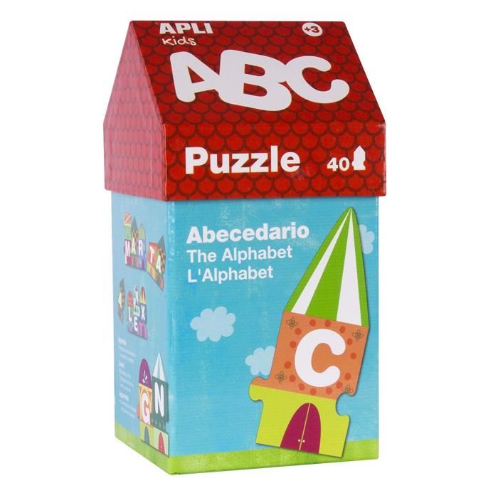 Puzzle Maisonnette Abc 40u - Apli AgipÄ - Mixte - Moins De 100 Pieces - A Partir De 3 Ans