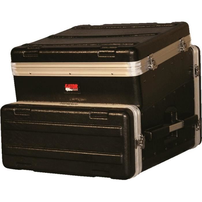 Gator Cases Grc-10x4 Flight Case En Polyethylene 10u-4u Pour Consoles De Mixage