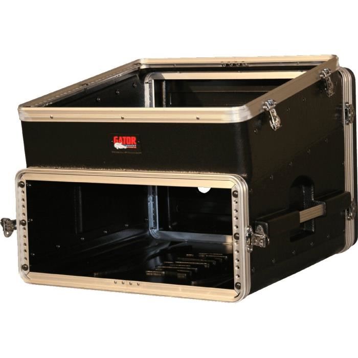 Gator Cases Grc-10x4 Flight Case En Polyethylene 10u-4u Pour Consoles De Mixage