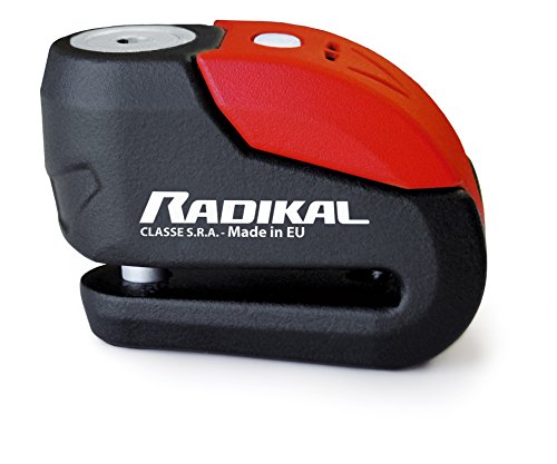 Antivol Bloque Disque Alarme Radikal Rk10 A10mm Homologue Sra Pour Moto Scooter