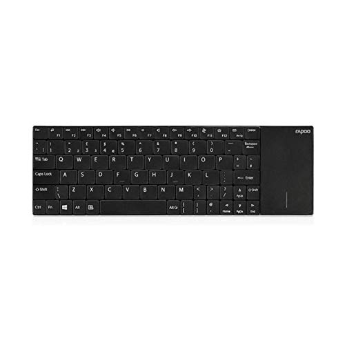 Rapoo Pave Tactile E2710 - Sans Fil - Ultra Fin - Touches Multimedia - Noir