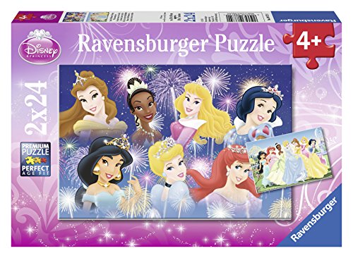 Puzzle Disney Princesses 2x24 Pieces Ravensburger Pour Enfants Des 4 Ans