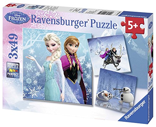 ravensburger Puzzle Aventures pays neige - 3x49 pieces