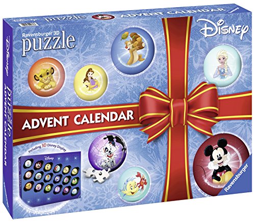 Ravensburger Puzzle 3d Calendrier De Lavent Disney Princess