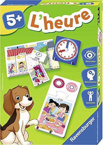 Jeu Educatif Puzzle L'heure - Ravensburger - 5 Ans Et + - Multicolore - Interieur - Enfant