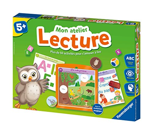 Mon Atelier Lecture - Coffret Complet Educatif - Apprentissage De La Lecture - 50 Activites - Ravensburger - Des 5 Ans