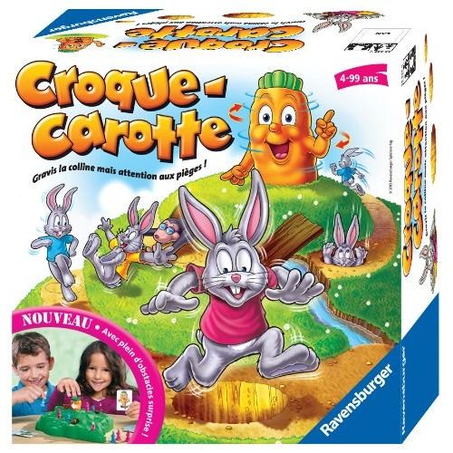 Croque Carotte Jeu De Parcours Rigolo Pour Enfant 2 A 4 Joueurs Ravensburger 22223 Des 4 Ans