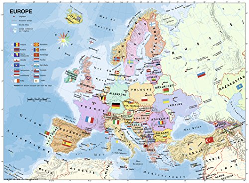 Puzzle 200 pcs Carte dEurope