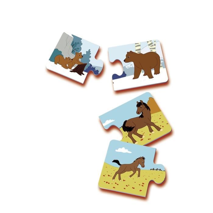 Jeu Educatif Maman Et Ses Petits Decouverte Des Animaux Des 2 Ans Ravensburger