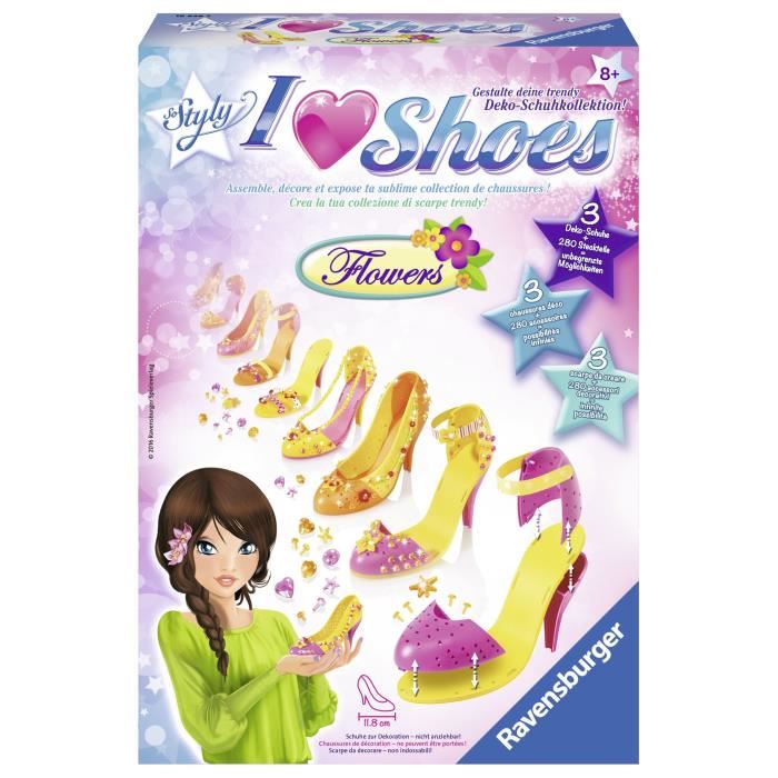 Kit Creatif So Styly : I Love Shoes : Flowers Ravensburger