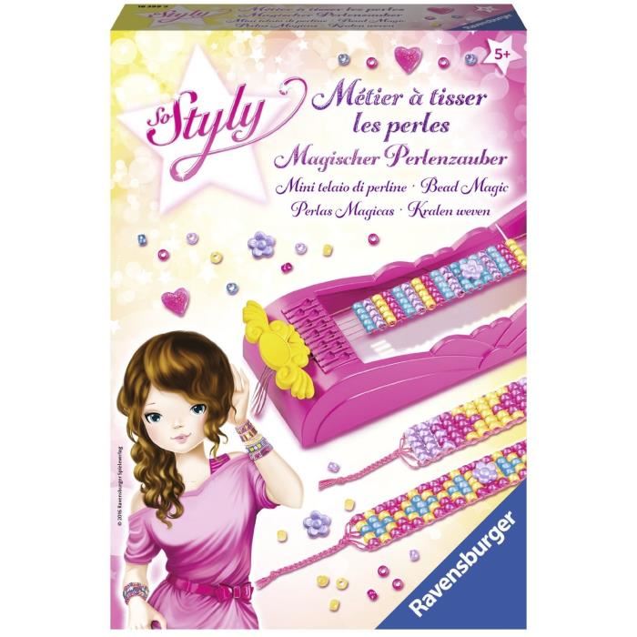 Metier A Tisser Les Perles Ravensburger Fille Coffret Complet Creation Bracelets Diy Des 5 Ans