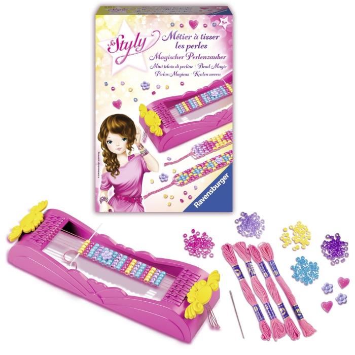 Metier A Tisser Les Perles Ravensburger Fille Coffret Complet Creation Bracelets Diy Des 5 Ans