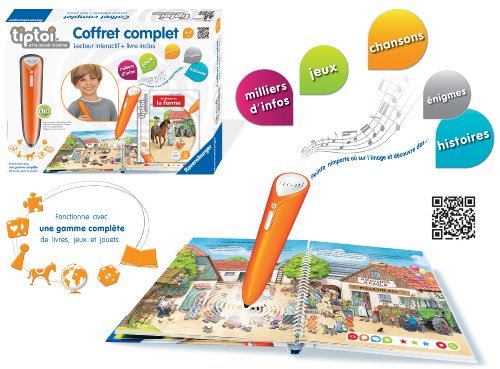 Tiptoi Coffret Complet Livre Interactif + Lecteur