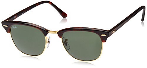 Ray Ban Lunettes De Soleil Mixte Modele Clubmaster Categorie 3 Monture Metal Acetate Verres Polycarbonate
