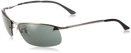Ray Ban Lunettes De Soleil Mixte Carrees - Categorie 3 - Monture Metal - Verres Polycarbonate