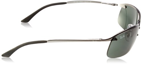 Ray Ban Lunettes De Soleil Mixte Carrees - Categorie 3 - Monture Metal - Verres Polycarbonate