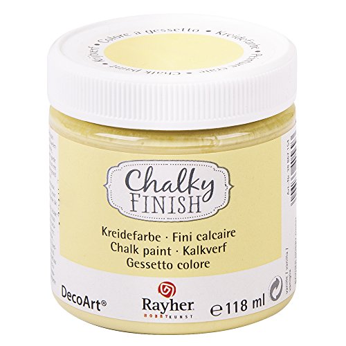 Peinture Craie (chalky Finish) - Vanille - 118 Ml - Rayher Jaune