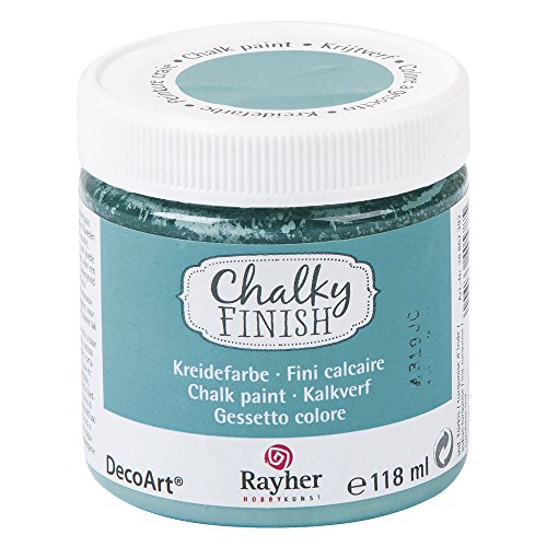 Peinture Craie (chalky Finish) - Turquoise D'inde - 118 Ml - Rayher Bleu