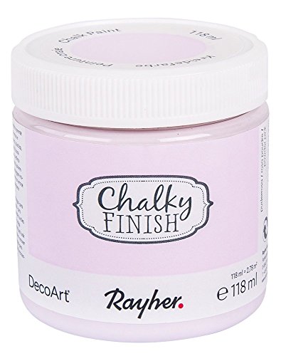 rayher Peinture - DecoArt Chalky Finish - Rose Poudre Craie - 118 ml - Rayher