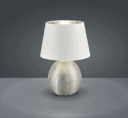 Lampe De Table Design En Ceramique Et Tissu Luxor