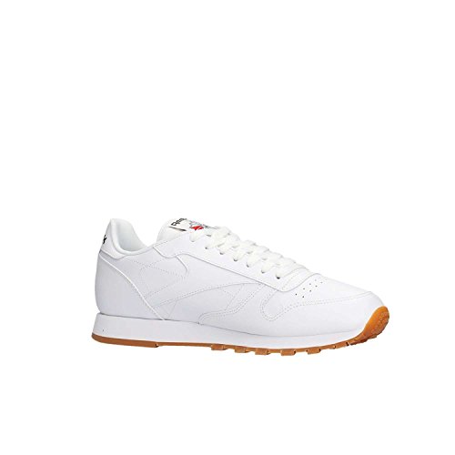 Basket Reebok Classic Leather Blanc Homme Lacets
