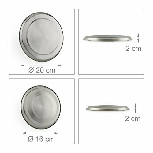 Relaxdays 10013225  4 cache-plaques en a...