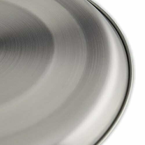 Relaxdays Cache Plaque Electrique Inox Lot De 4 Protection Cuisiniere Jusqu?a 20 Cm De Diametre Argent