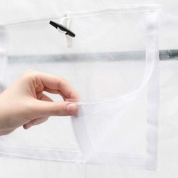 Relaxdays Serre De Jardin Xl Serres A Tomates Avec Toit Rond Grande Serre Avec Porte H X L X P 170 X 200 X 82 Cm Vert