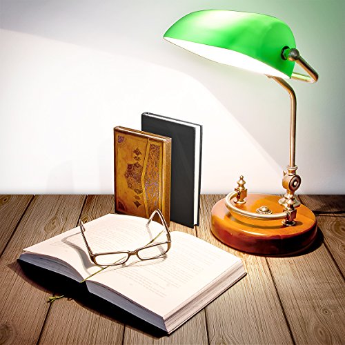 Relaxdays Lampe de banquier bureau table...