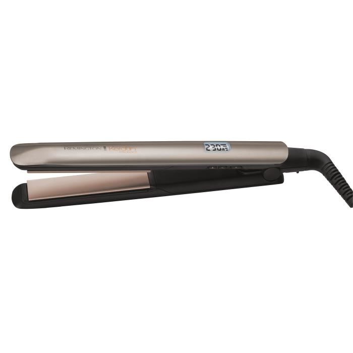 Remington S8540 Fer A Lisser Lisseur Keratin Protect Plaques Flottantes Advanced Ceramic Soin Keratine Huile Damande