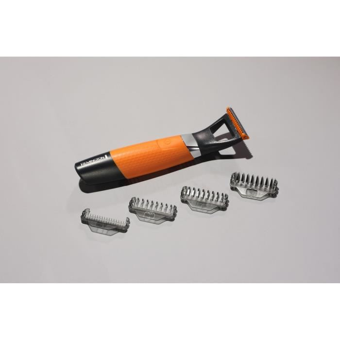 Tondeuse Barbe Durablade Etanche Remington Mb050 4 Guides De Coupe Batterie Lithium