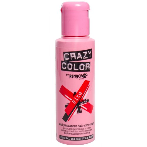 Crazy Color By Renbow - Coloration Semi-permanente 56 - Fire - 100ml