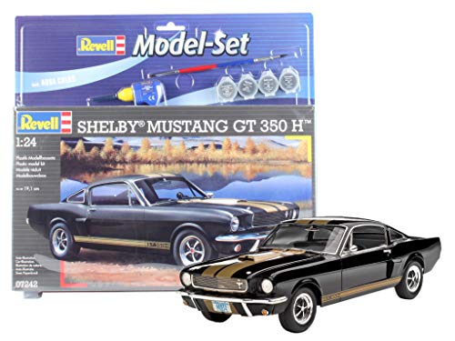 Revell Model Set Shelby Mustang Gt 350 Maquette A Construire, A Coller Et A Peindre, Avec Accessoires