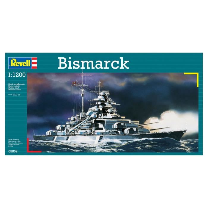 Maquette Bateau : Model-set : Bismarck