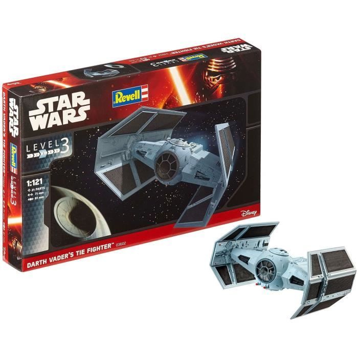 Maquette Star Wars - Revell - Darth Vader's Tie Fighter - 21 Pieces - 7,1 Cm