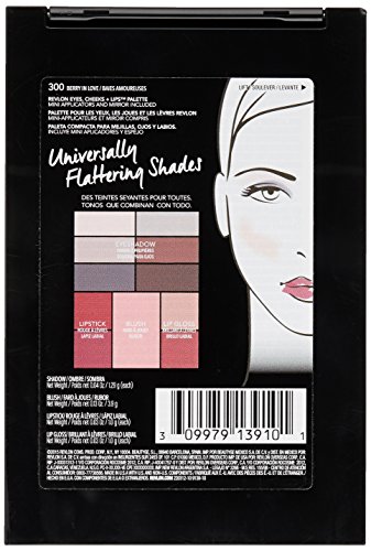 Revlon Mass Market Palette Eyes, Cheeks + Lips 300-berry In Love