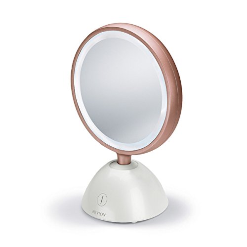 Miroir Cosmetique Revlon Blanc Rvmr9029uke Fonctionnement Sans Fil Autonomie 8 Hrs
