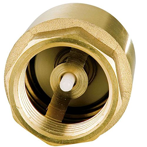 Clapet Anti-retour En Laiton - Provence Outillage - Entree Male / Sortie Femelle - Blanc