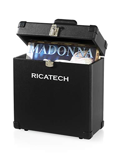 Ricatech Mallette De Rangement Pour Disques Vinyles Ricatech Rc0042 - Noir