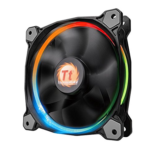 Thermaltake Ventilateur pour boitier Riing RGB 256 couleurs 12 cm