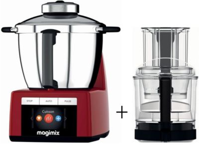 Robot Cuiseur Cook Expert Magimix® - Rouge - Multifonction 12 Programmes - 900w