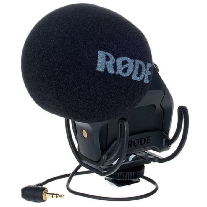 Rode Microphone Compact Stereo Videomic Pro Rycote Pour Camera Et Appareil Photo Numerique