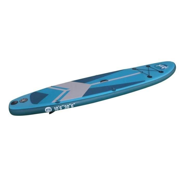 Stand-up Paddle Gonflable Rohe Indiana Blue - 320x76x15cm - Mixte - 1 Place - 110kg